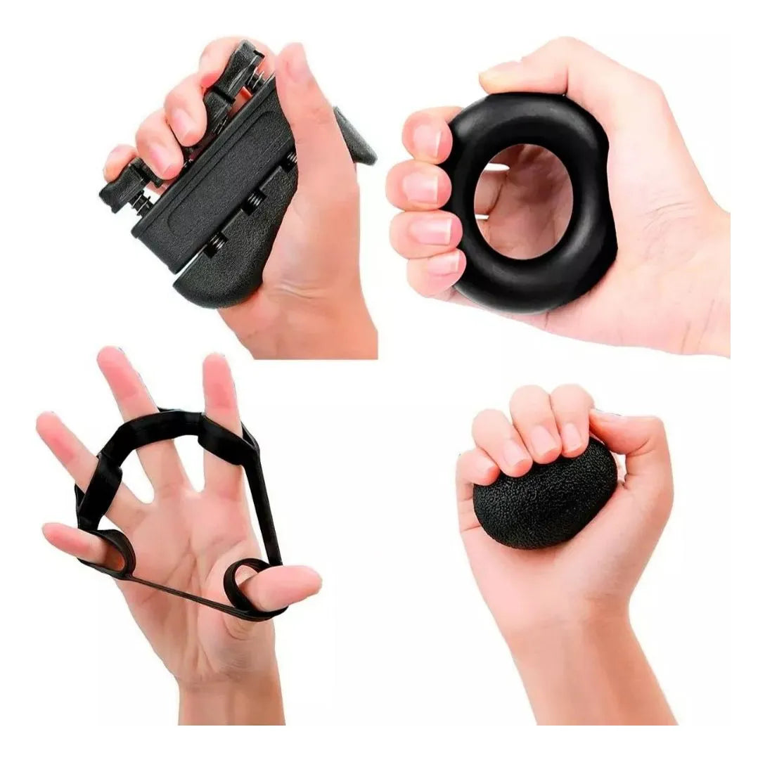 Kit Ejercitador Hand Grip Mano Muñeca